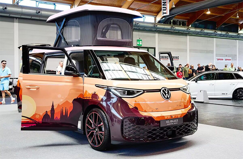 Cartuator's Electric Roof Lift System Powers Volkswagen ID. BUZZ Camper Debut at Tuning World Bodensee 2025